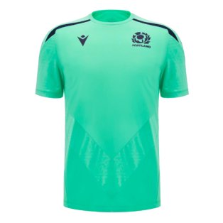 2024-2025 Scotland Rugby Poly Training Shirt (Green)