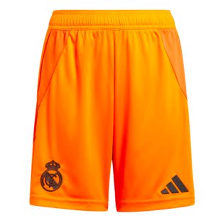 2024-2025 Real Madrid Away Shorts (Orange) - Kids
