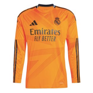 2024-2025 Real Madrid Long Sleeve Away Shirt