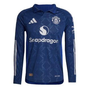 2024-2025 Man Utd Authentic Long Sleeve Away Shirt