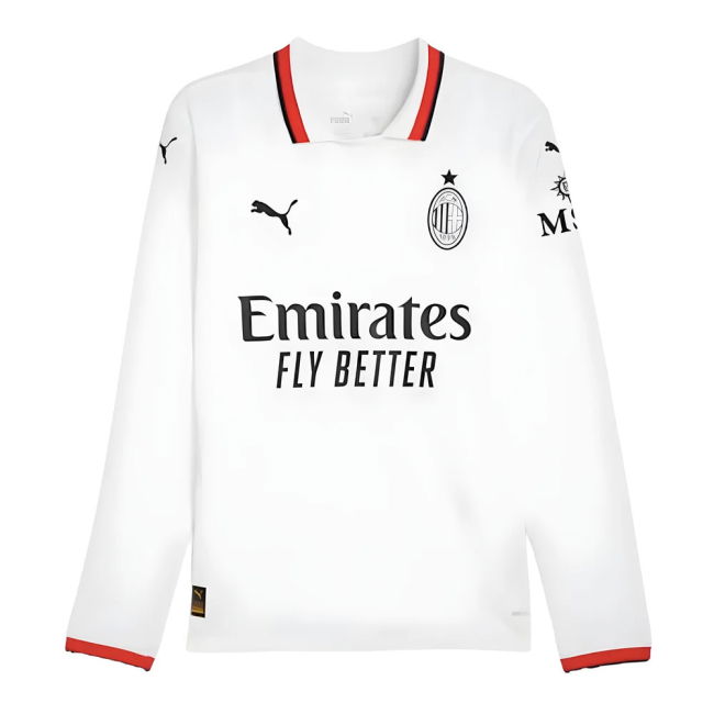 2024-2025 AC Milan Away Long Sleeve Shirt