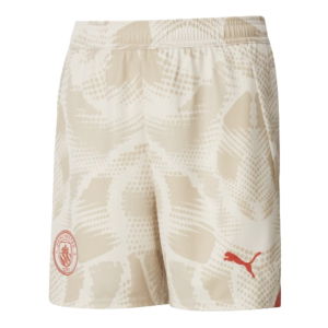 2024-2025 Man City Away Goalkeeper Shorts (Alpine Snow) - Kids