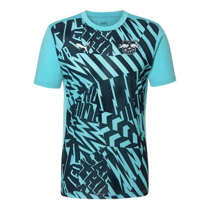 2024-2025 Red Bull Leipzig Pre-Match SS Shirt (Aqua) (Sakar 31)