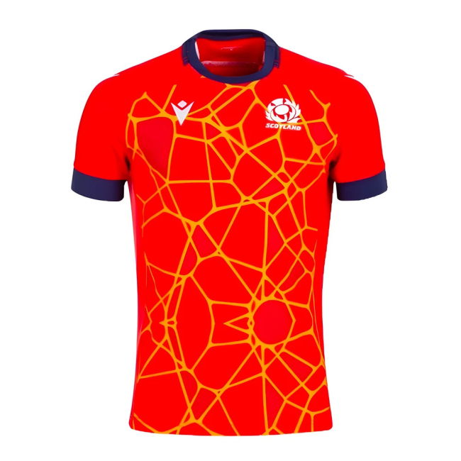 2024-2025 Scotland Rugby Training Jersey (Red)
