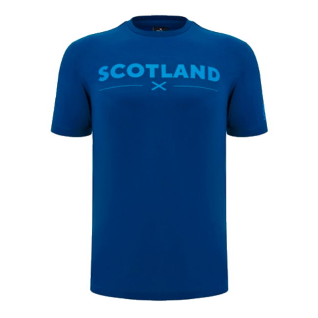 2024-2025 Scotland Rugby Leisure Cotton T-Shirt (Navy)