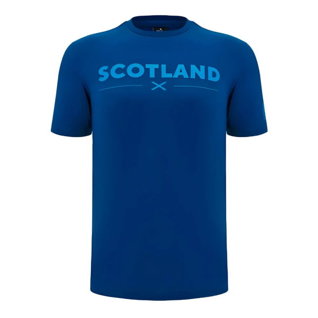 2024-2025 Scotland Rugby Leisure Cotton T-Shirt (Navy) - Kids