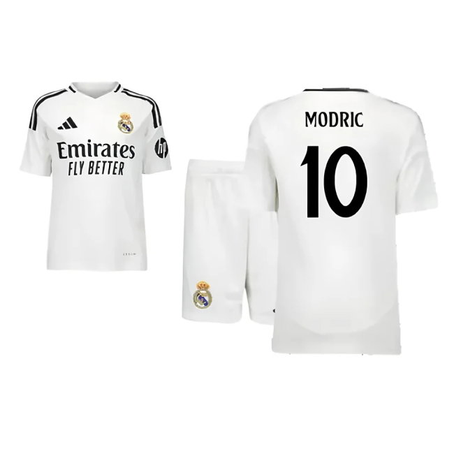2024-2025 Real Madrid Home Youth Kit (Modric 10)