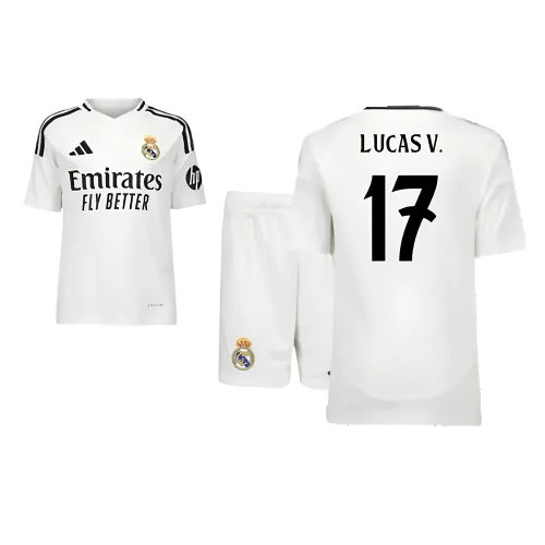 2024-2025 Real Madrid Home Youth Kit (Lucas V. 17)