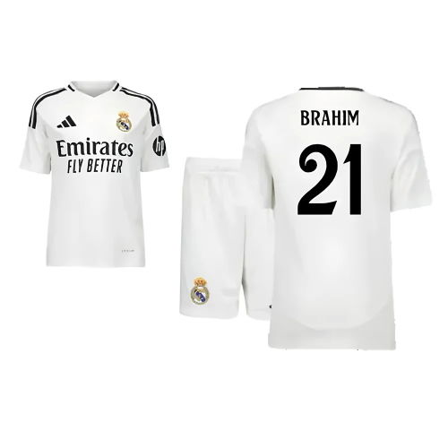 2024-2025 Real Madrid Home Youth Kit (Brahim 21)