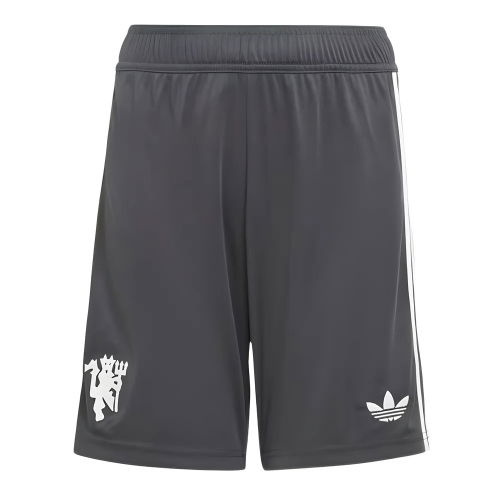 2024-2025 Man Utd Third Shorts (Carbon) - Kids