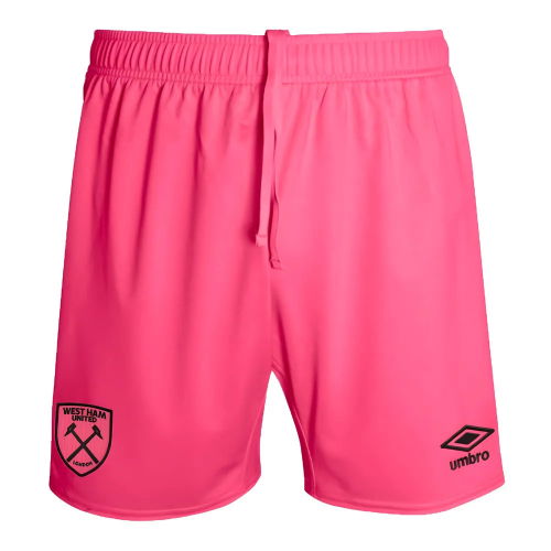 2024-2025 West Ham Goalkeeper Shorts (Pink) - Kids