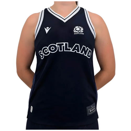 2024-2025 Scotland Rugby Training Singlet (Navy) - Womens