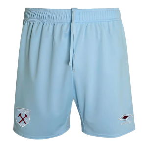 2024-2025 West Ham Home Change Shorts (Sky Blue) - Kids