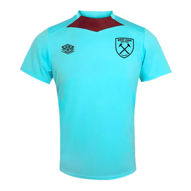 2024-2025 West Ham Training Jersey (Blue Radiance) - Kids