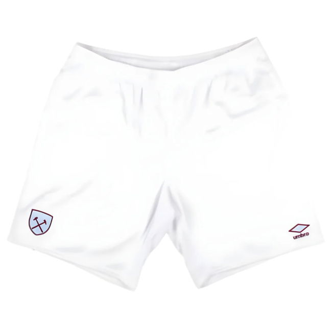 2024-2025 West Ham Home Shorts (White)