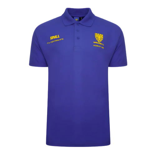 1988 Wimbledon FA Cup Final Polo Shirt Reissue (Blue)
