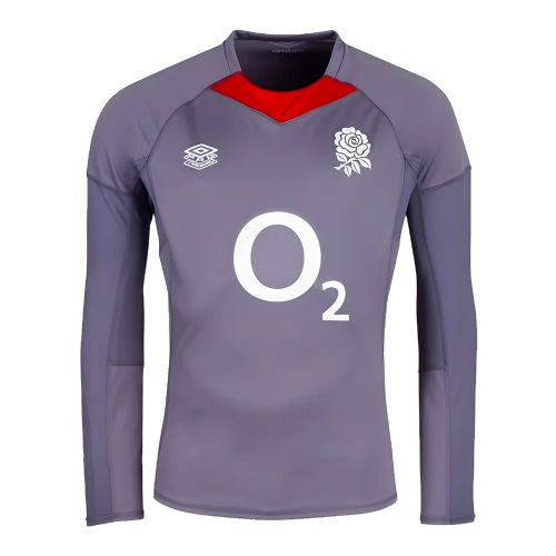 2024-2025 England Rugby Contact Drill Top (Grey)