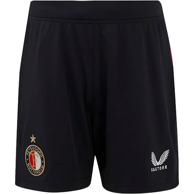 2024-2025 Feyenoord Home Shorts (Black)