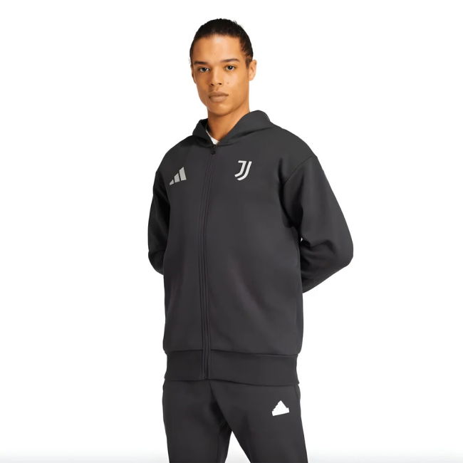 2024-2025 Juventus Anthem Jacket (Black)