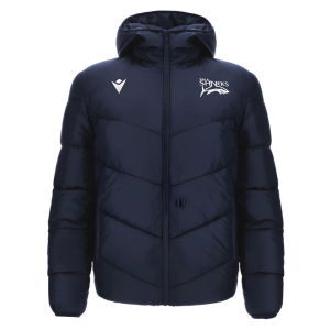 2024-2025 Sale Sharks Hooded Padded Jacket (Navy)