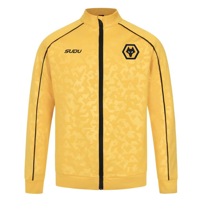 2024-2025 Wolves Pre Match Anthem Jacket - Gold