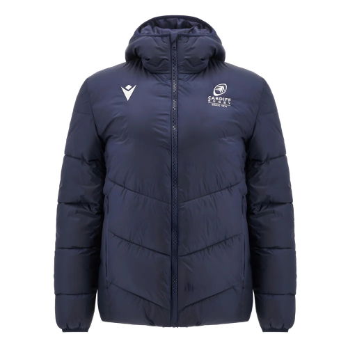 2024-2025 Cardiff Blues Rugby Padded Jacket (Navy)