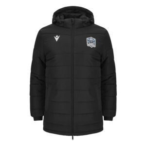 2024-2025 Glasgow Warriors Travel Long Padded Jacket (Black)