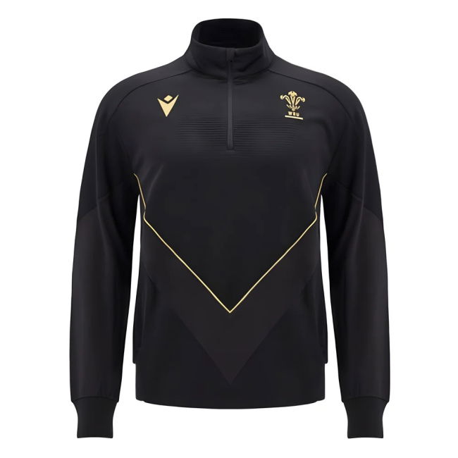 2024-2025 Wales Rugby WRU Travel 3D Fleece (Black)