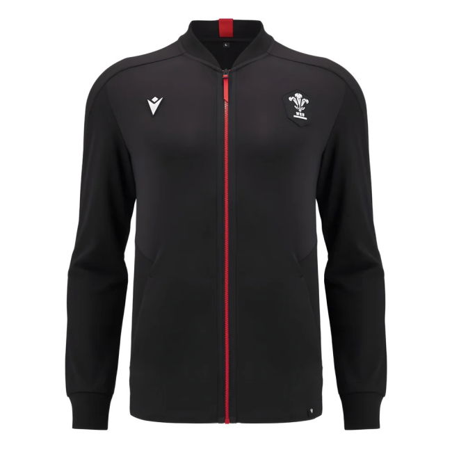 2024-2025 Wales Rugby Anthem Jacket (Black)