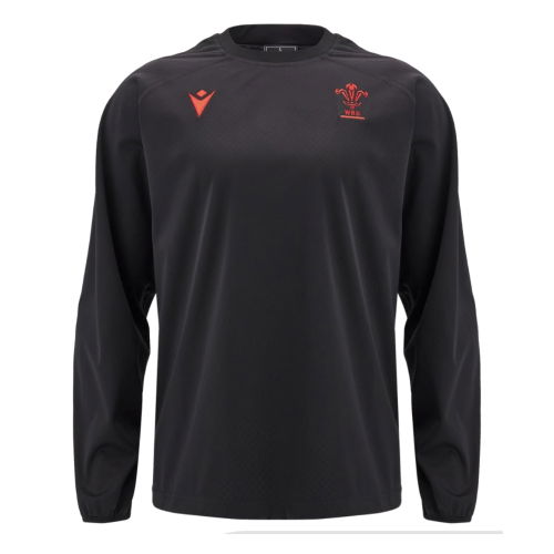 2024-2025 Wales Rugby Contact Training Top (Black)