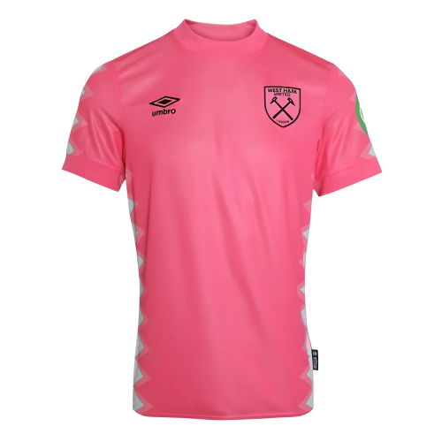 2024-2025 West Ham Goalkeeper Shirt (Pink) - Kids  2024-2025 West Ham Goalkeeper Shirt (Pink) - Kids