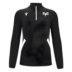 2024-2025 Ospreys Rugby Training 1/4 Zip Top (Black)