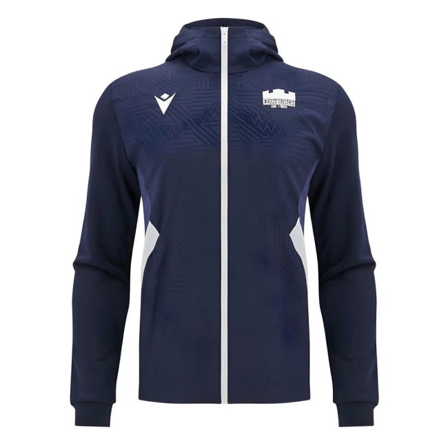 2024-2025 Edinburgh Rugby Warm Up Anthem Jacket (Navy)
