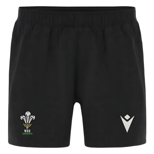 2024-2025 Wales Rugby Training Shorts (Black)