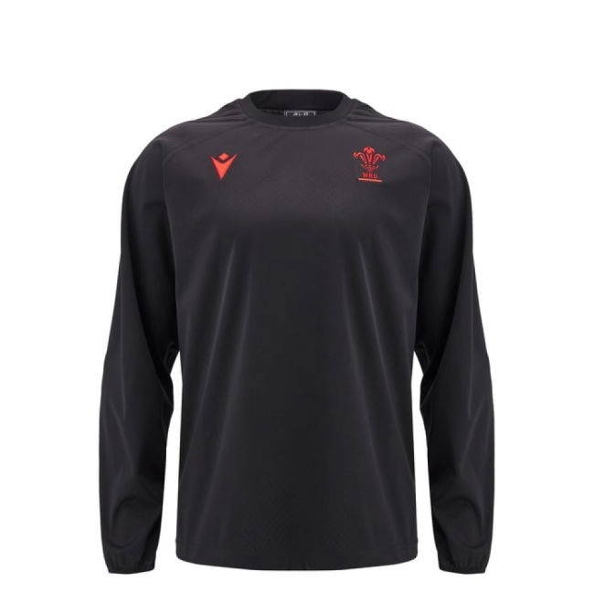 2024-2025 Wales Rugby Contact Training Top (Black) - Kids