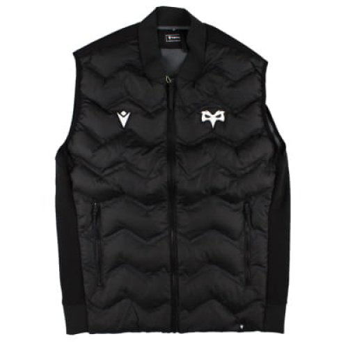 2024-2025 Ospreys Rugby Athletic Gilet (Black)