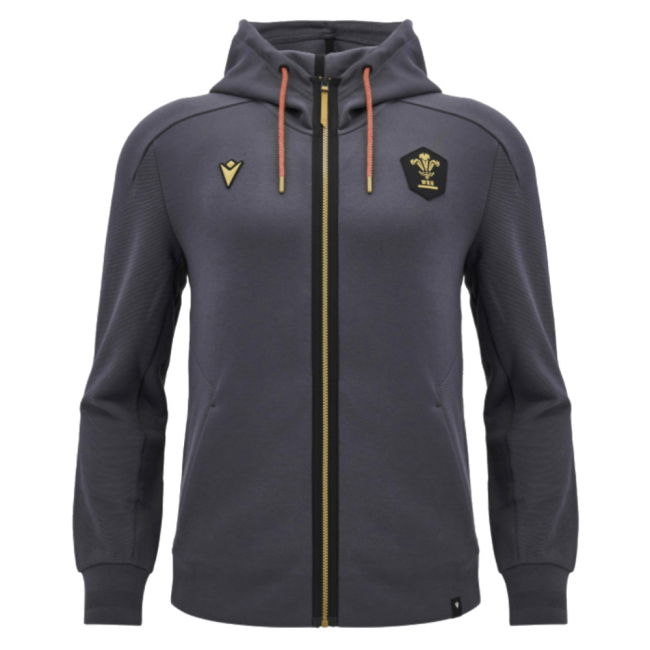 2024-2025 Wales Rugby Ath Travel Full Zip Hoody