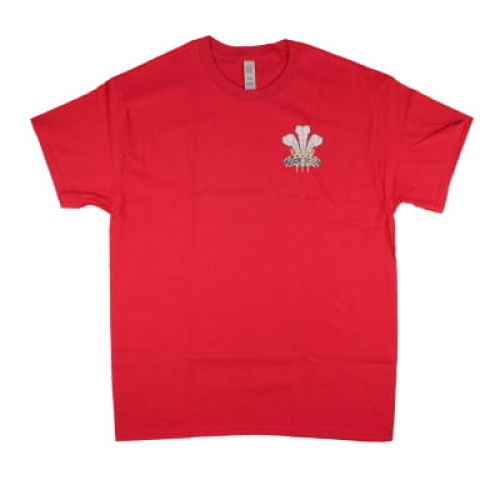 Wales Rugby Classic Printed T-Shirt (Red)  Wales Rugby Classic Printed T-Shirt (Red)
