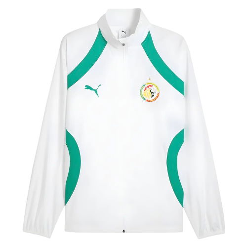 2024-2025 Senegal Prematch Woven Jacket (White)