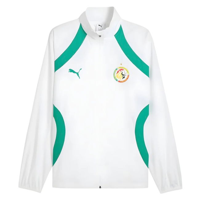 2024-2025 Senegal Prematch Woven Jacket (White)