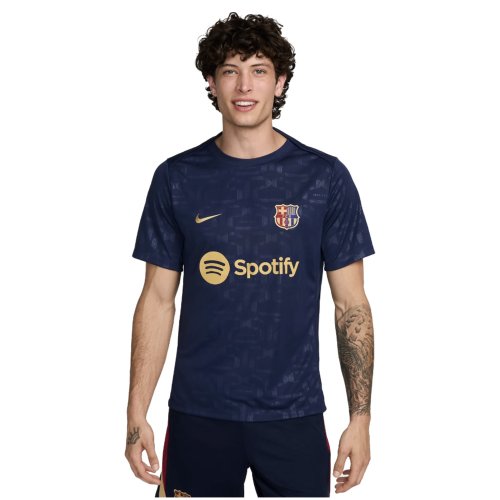 2024-2025 Barcelona Dri-Fit Academy Pro Pre-Match Top (Navy)