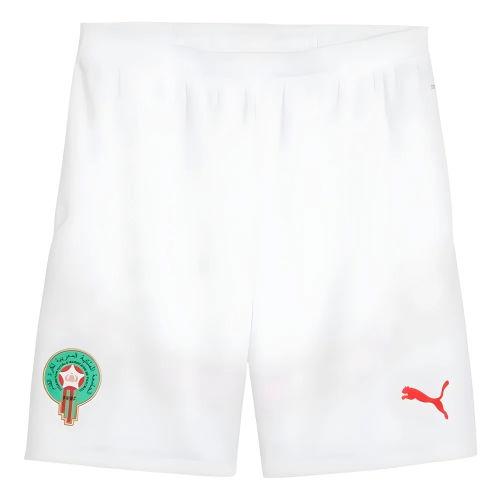 2024-2025 Morocco Home Shorts (White)