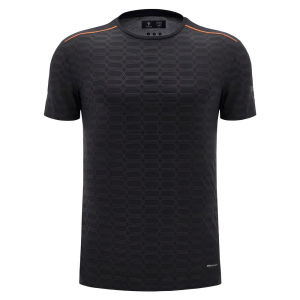2025 Lamborghini Reflex Poly T-Shirt Black/Orange