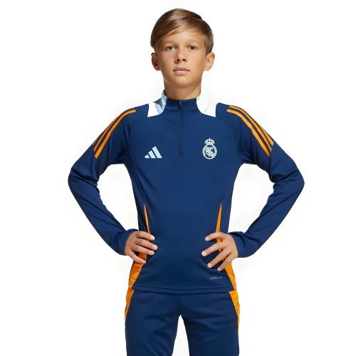 2024-2025 Real Madrid Training Top (Navy) - Kids
