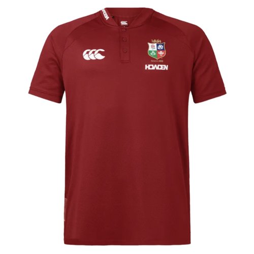 2025 British & Irish Lions Poly Polo Shirt (Red)