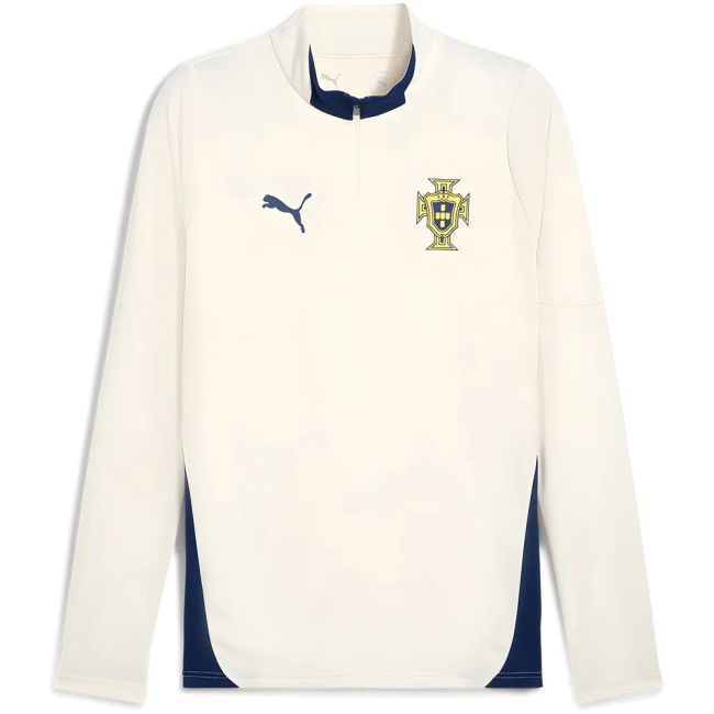 2025-2026 Portugal Training 1/4 Zip Top (Sugared Almond)