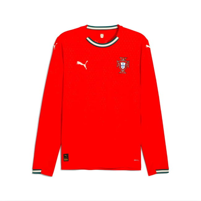 2025-2026 Portugal Long Sleeve Home Shirt