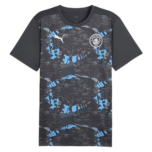 2024-2025 Man City Prematch SS Jersey (Strong Gray)