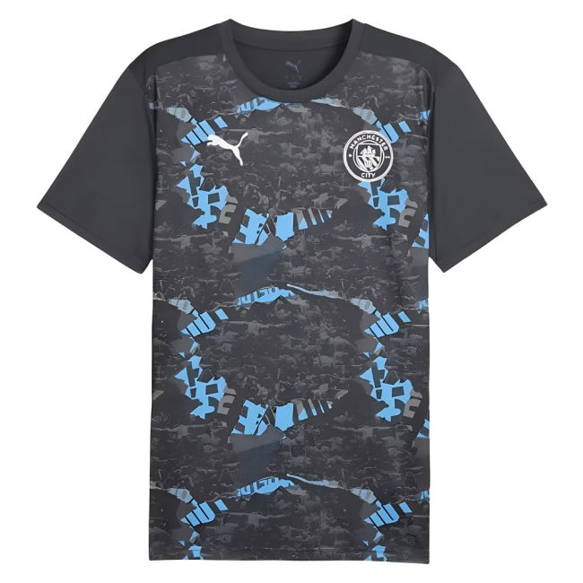 2024-2025 Man City Prematch SS Jersey (Strong Gray)