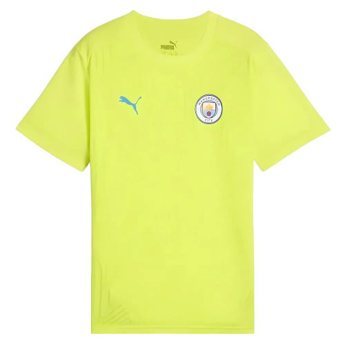 2024-2025 Man City Training Shirt (Yellow Glow) - Kids